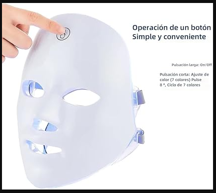 Máscara facial LED